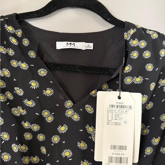 Meilleur Moment Elegant Black Floral Midi Dress - Picture 9 of 13